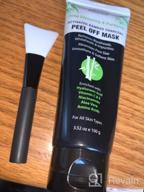 img 1 attached to Get Clear And Glowing Skin With Ebanel'S Charcoal Peel Off Face Mask And Brush Set review by Andre Noel
