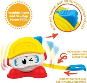 img 1 attached to 📏 KiddoLab Kids Tape Measure: Fun Wibble Wobble Toy for Toddlers & Babies - Perfect Stocking Stuffers & Baby Gifts – Enhance Fine Motor Skills and Early Development for 6 Months+ - Pull String & Lock Feature!