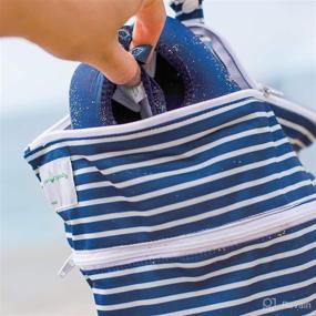 img 3 attached to 👜 i play. by green sprouts Wet & Dry Bag: Organize Swimwear, Diapers, Clothes & More Efficiently!