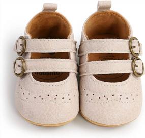 img 1 attached to Adorable Baby Girls Mary Jane Flats For Princess Weddings And Daily Wear - BENHERO Infant Shoe Collection