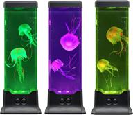 color changing electric fantasy jellyfish lava lamp - jelly fish tank aquarium mood light for decoration gift, ideal for kids, men, and women логотип
