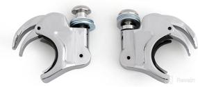 img 3 attached to 🏍️ Chrome MAD HORNETS Sportster Windshield Clamps 39mm for Harley Dyna Sportster XL 883 1200: Product Review and Buying Guide