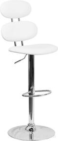 img 3 attached to Flash Furniture Contemporary Adjustable Barstool Furniture good for Game & Recreation Room Furniture