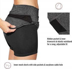 img 3 attached to 🏌️ COOrun Women's Skorts: Stylish Two Layer Golf Skirts for Sporty Fashionistas