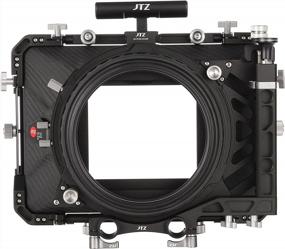 img 3 attached to Upgrade Your Filmmaking Setup With The JTZ DP30 Cine Lens Matte Box & Rod Rail Rig Compatible With Sony, RED, Canon, Blackmagic, And Panasonic Cameras!