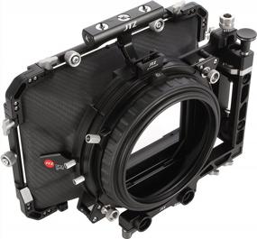 img 2 attached to Upgrade Your Filmmaking Setup With The JTZ DP30 Cine Lens Matte Box & Rod Rail Rig Compatible With Sony, RED, Canon, Blackmagic, And Panasonic Cameras!