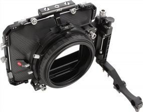 img 1 attached to Upgrade Your Filmmaking Setup With The JTZ DP30 Cine Lens Matte Box & Rod Rail Rig Compatible With Sony, RED, Canon, Blackmagic, And Panasonic Cameras!