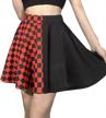 rock your style with gothic summer plaid mini skirts for women: short, high-waist and edgy! logo