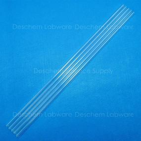 img 1 attached to Lot Of 5 Deschem Quartz Glass Tubes, 300Mm Length, 12Mm Outer Diameter, 2.0Mm Thickness, Made From Vycor Glasses