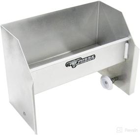 img 2 attached to 👋 Pit Posse Hand Cleaning Station Cabinet: High-Quality Aluminum Enclosed Race Trailer Shop Garage Storage Organizer (Silver) - Made in USA