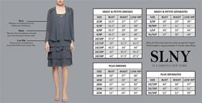 img 1 attached to 👗 Shop the Trendy Collection of S L Fashions Intimate Apparel Chiffon Dresses for Women