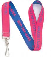 customize your style with buttonsmith 50-pack solid lanyard - made in usa! logo