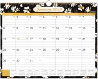 2023 calendar - 12 month wall planner, 14.75" x 11.5", flexible with julian date for school, office & home planning logo