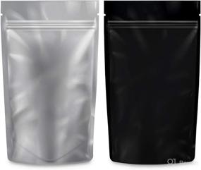 img 4 attached to 🔒 Loud Lock Mylar Bags: Premium 100 Count 1/4 Ounce Black/Clear - Enhanced Smell Proof Technology - Resealable & Spacious 6.7" X 4" - 6mill Thickness - Ideal for Food Storage and Dispensary Packaging