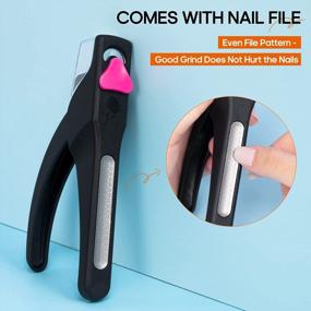 img 3 attached to AORAEM Adjustable Nail Clippers: Professional-Grade False Nail Cutter Clip Tool For Home DIY Trimming & Extension
