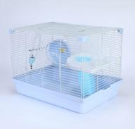large gerbil cage haven habitat for small animals - misyue blue hamster cage logo