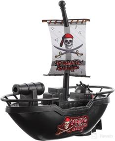 img 4 attached to 🏴 Exploring Fun Waters: Toyvian Pool Pirate Boat Toy - An Electric Bath Boat for Toddlers' Imaginative Play and Joyful Bath Times!