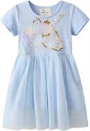 🌈 rainbowr freelu cartoon longsleeve toddler girls' clothing dresses логотип