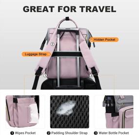 img 1 attached to Stylish And Functional LOVEVOOK Laptop Backpack: Perfect For Women On The Go!