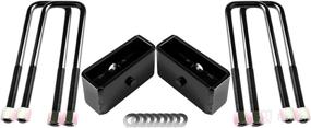 img 4 attached to 🚗 ECCPP 2 inch Rear Leveling Lift Kit: Enhance Vehicle Height with 2" Replacement Blocks - Fits 2005-2020 Toyota Tacoma 2.7L - Black