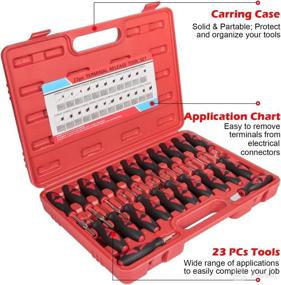 img 2 attached to 23-Piece Electrical Connector Removal Kit for American and Imported Vehicles - Universal Tool Set for Terminal Release