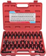 23-piece electrical connector removal kit for american and imported vehicles - universal tool set for terminal release logo