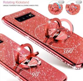 img 2 attached to Shine Bright With The Red Diamond Galaxy S10+ Plus Case For Women