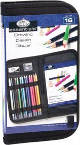 img 3 attached to Royal & Langnickel Drawing Essentials Portable Art Set - Packaging May Vary