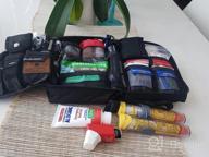 img 1 attached to Outdoor Preparedness First Aid Kit By Surviveware - MOLLE Compatible, Labeled Compartments For Backpacking, Hiking, And Outdoors Survival review by Srinivasan Bennett