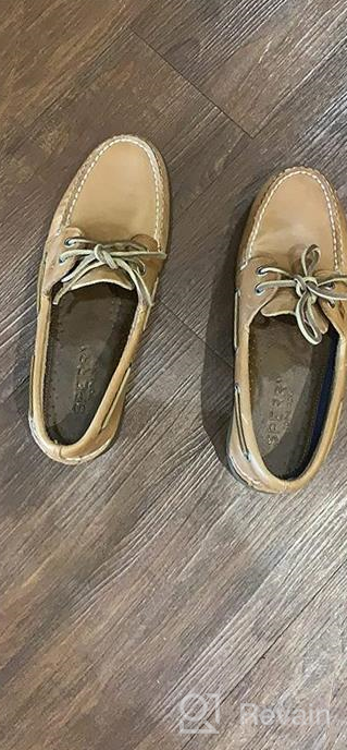 img 1 attached to Classic Style: 👞 Sperry Authentic Original Black Leather review by Kyam Deriphonse