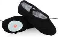 stylish & comfortable: dogeek ballet shoes for girls in various colors with canvas material & padded sole logo