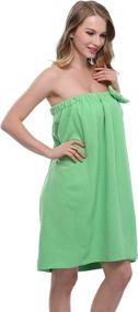 img 2 attached to 🛀 ExpressBuyNow Ladies Spa Bath Towel Wrap in Vibrant Green - 10 Color Options