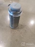 img 1 attached to Collapsible BPA & PVC Free Hiking Water Bottle: Hydrapak Stash For Backpacking Adventure! review by Jimmy Hargrove