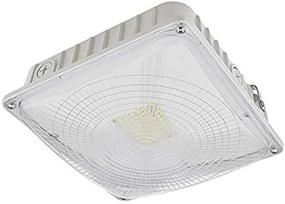 img 2 attached to ETL-Listed 45W Dimmable LED Canopy Ceiling Light Fixture For The Outdoors, Daylight 5000K, 100-240/277VAC, 3921WH-R2 By LEDwholesalers