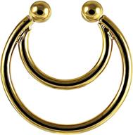 💎 stylish and safe 16 gauge surgical circular piercing women's jewelry - enhance your style with confidence logo