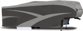img 1 attached to Gray ADCO 52258 Designer Series SFS Aqua Shed 5Th Wheel RV Cover - Fits 40'1" To 43'6