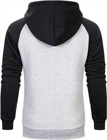 img 1 attached to Sweatsuits Tracksuit Athletic Sweatshirt Sweatpants Men's Clothing in Active