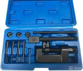 img 1 attached to 13-Piece Motorcycle Chain Breaker Set - SOFEDY Chain Rivet Removal Tool Kit with Cutter, Sturdy Design and Blue Carrying Case - Fits 520/525/530/630 Pitch - Ideal for Motorcycle Bike Chains