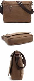 img 1 attached to High Quality Unisex Canvas Messenger Bag - Perfect For Traveling And Camping | Egoelife