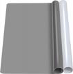 2 pack silicone mats for resin molds, leorbo 15.7"x 11.7", crafts & epoxy diy art projects, dark gray & translucent logo