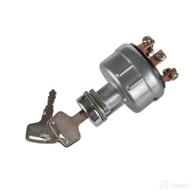 🔑 larbi ignition switch: 4 position 6 terminal wire digger w/ 2 keys for international harvester tractor, trailer, agriculture, plant applications logo