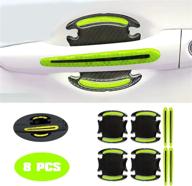 8 шт. универсальная 3d-защита от царапин для автомобильных дверных ручек логотип