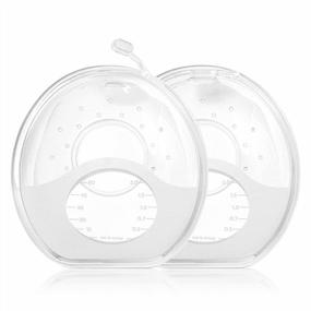 img 4 attached to Thermichy Breast Milk Collector - Gentle Breast Shells For Sore Nipples (2 Oz/75 Ml, Pack Of 2)