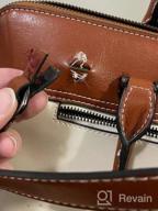 img 1 attached to Vintage Leather Briefcase For Women - 15.6 Inch Laptop Business Bag By CLUCI review by Tom Reasons