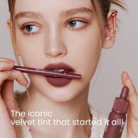 img 3 attached to High-Pigment, Longwear Lip Tint Kit From Peripera Ink The Velvet - Weightless, Gluten-Free, Paraben-Free, Not Animal Tested - Includes #2 Liner For Perfect Application, 0.14 Fl Oz