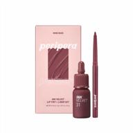 high-pigment, longwear lip tint kit from peripera ink the velvet - weightless, gluten-free, paraben-free, not animal tested - includes #2 liner for perfect application, 0.14 fl oz logo