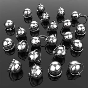 img 3 attached to 🔔 24 Sets of Pet Cat and Dog Collar Bells – Loud Pendant Accessories for Cats and Dogs – Silver