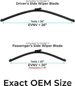 img 3 attached to EVNV Tesla Model Windshield Blades