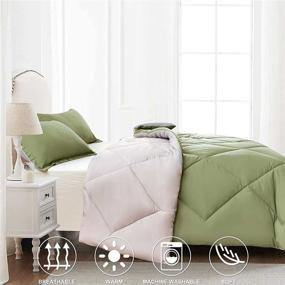 img 2 attached to Nanko Comforter Reversible Alternative Microfiber Bedding ~ Duvet Covers & Sets