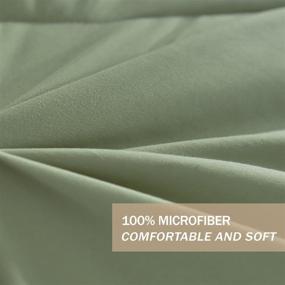 img 1 attached to Nanko Comforter Reversible Alternative Microfiber Bedding ~ Duvet Covers & Sets